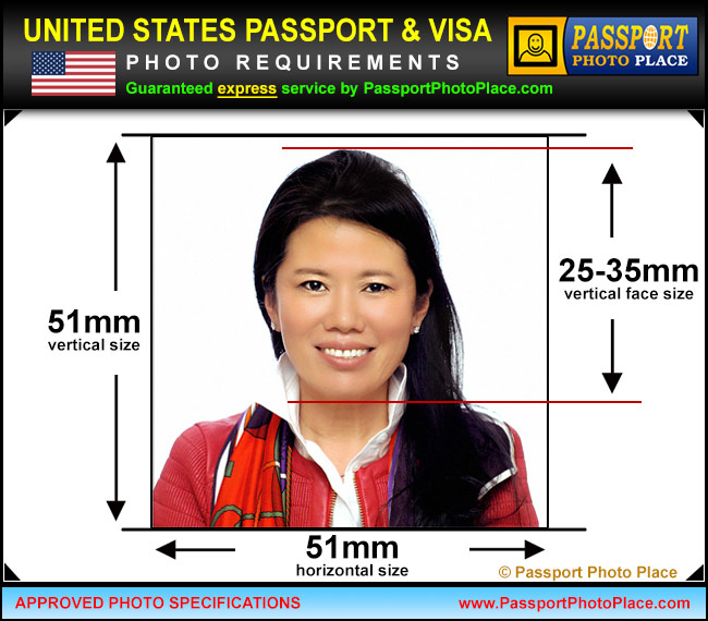 US Passport, USA Visa photo requirements